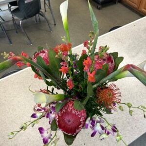 Tropical Vase Arrangement